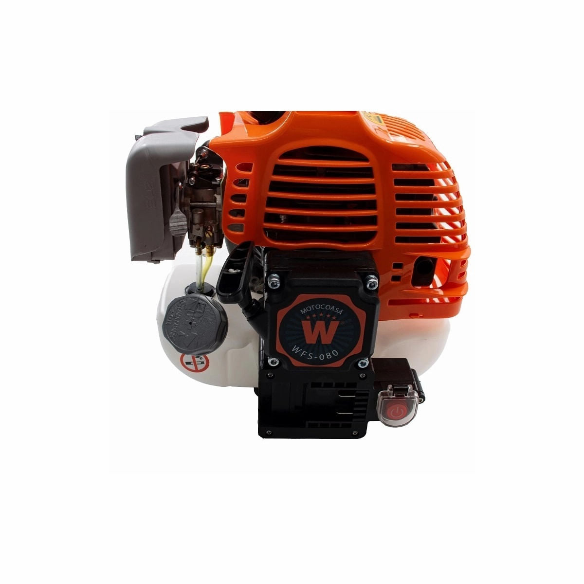 Motocoasa profesionala WOLFSON® cu pornire electrica, 8 CP, 52cc + 3 ulei 0.1L