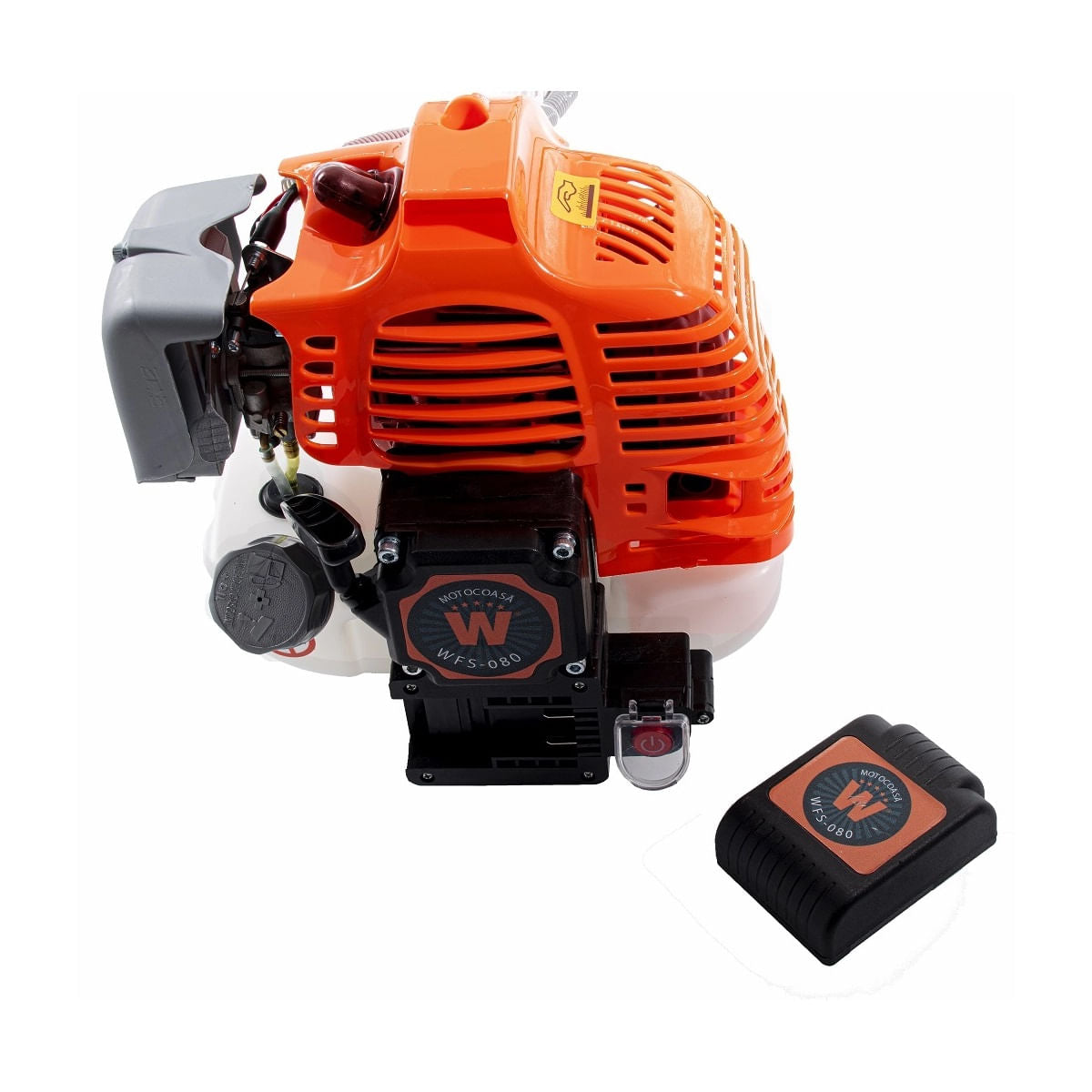 Motocoasa profesionala WOLFSON® cu pornire electrica, 8 CP, 52cc, Resigilat