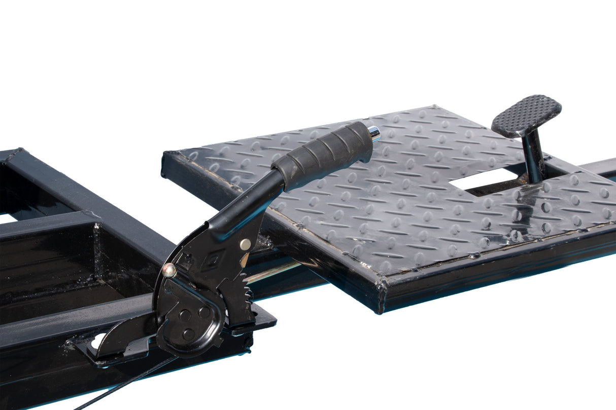 Remorca motocultor Wolfson, capacitate 500Kg, cuva basculabila 125x80x30 cm