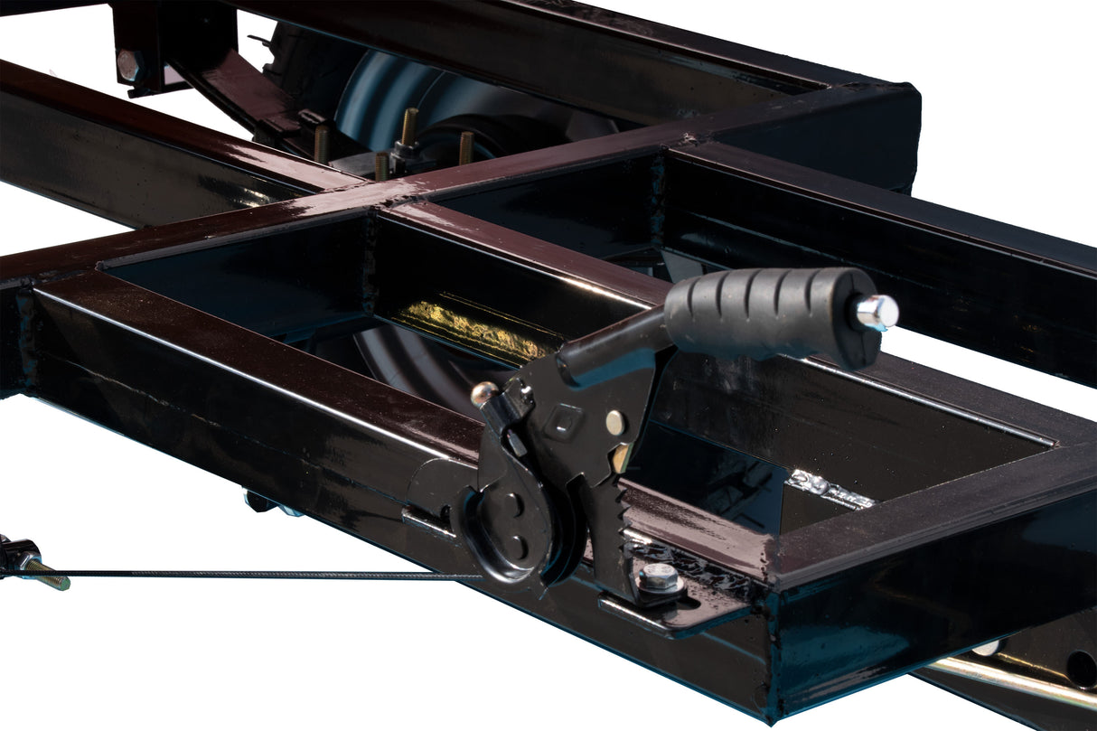 Remorca motocultor Wolfson, capacitate 500Kg, cuva basculabila 125x80x30 cm