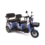 Triciclu Electric Rotakt Camarad Autonomie 58Km, Viteza maxima 25 km/h, Putere 1000W, Acumulatori 60V/20Ah, Timp de incarcare 6-8h, Fara Permis
