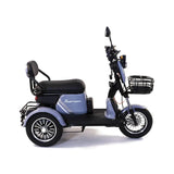 Triciclu Electric Rotakt Senior Motor 1000W, viteza maxima 25 km/h, Autonomie 62 km, Baterie plumb-acid 60V 20Ah, Greutate maximă 187 kg, Fara permis