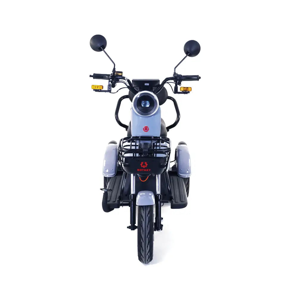 Triciclu Electric Rotakt Senior Motor 1000W, viteza maxima 25 km/h, Autonomie 62 km, Baterie plumb-acid 60V 20Ah, Greutate maximă 187 kg, Fara permis