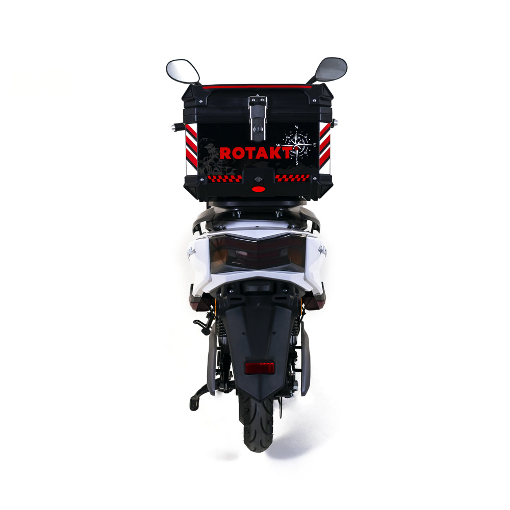 Scuter Rotakt Galileo Ultra, Viteză maximă 45Km/h, Autonomie 45Km, Putere 2400W, Acumulatori 72V / 30Ah, Timp de încărcare 6-8h, KeyLess Go, USB, NFC/Bluetooth

