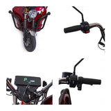 Triciclu Electric cu Remorca Rotakt Guliver 2000W 25 km/h Autonomie pana la 68 km Baterie Plumb-acid 72V 58Ah Greutate maxima 617 kg, Fara permis - Portocaliu