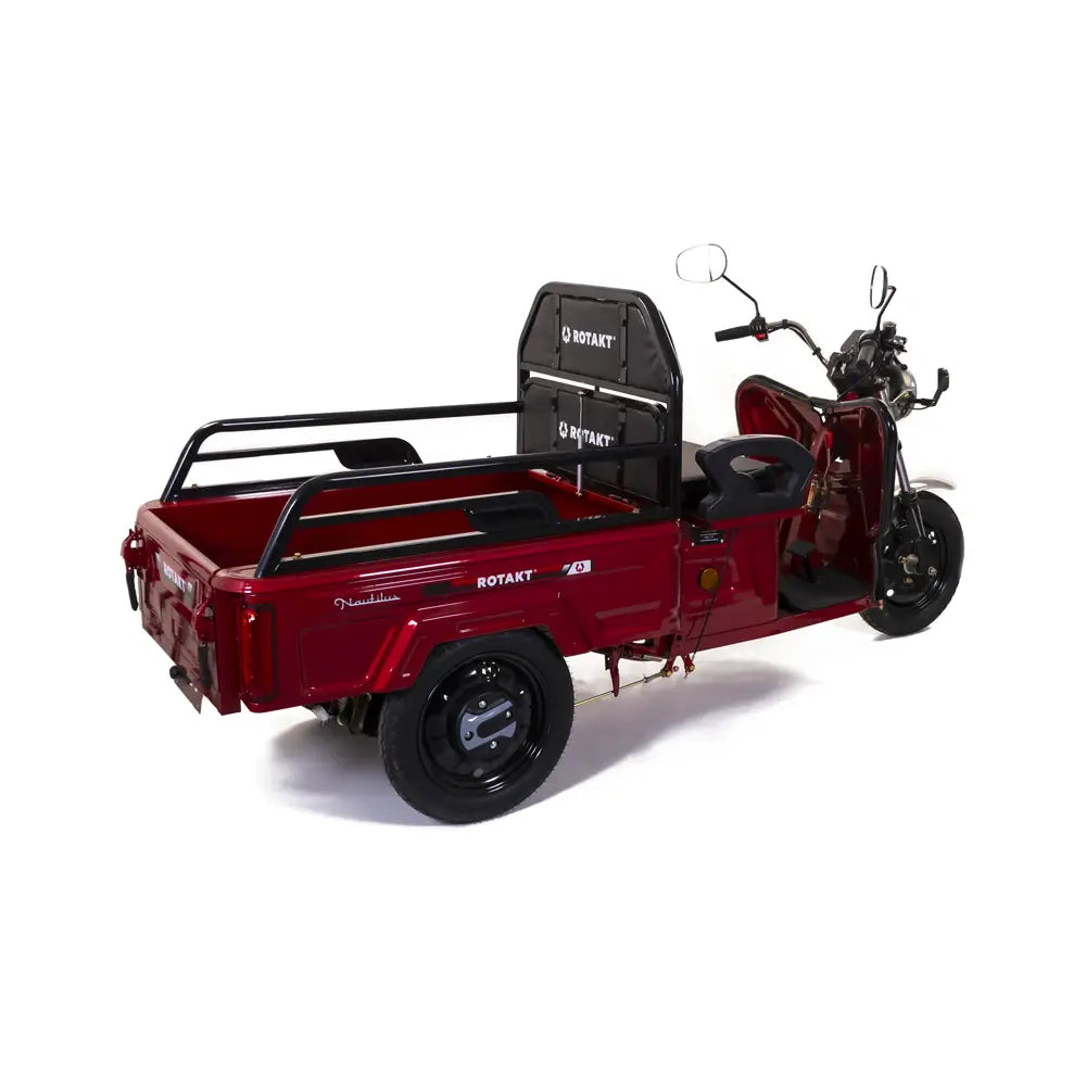 Triciclu Electric Cu Remorca Rotakt Nautilus 1600W, viteza maxima 25 km/h, Autonomie 44 km Baterie plumb-acid 60V 32Ah Greutate maxima 364 kg, Fara permis