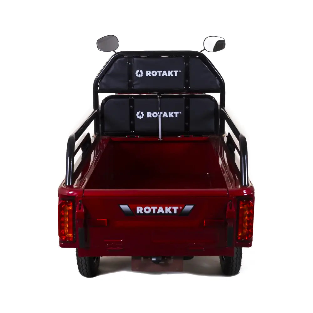 Triciclu Electric Cu Remorca Rotakt Nautilus 1600W, viteza maxima 25 km/h, Autonomie 44 km Baterie plumb-acid 60V 32Ah Greutate maxima 364 kg, Fara permis