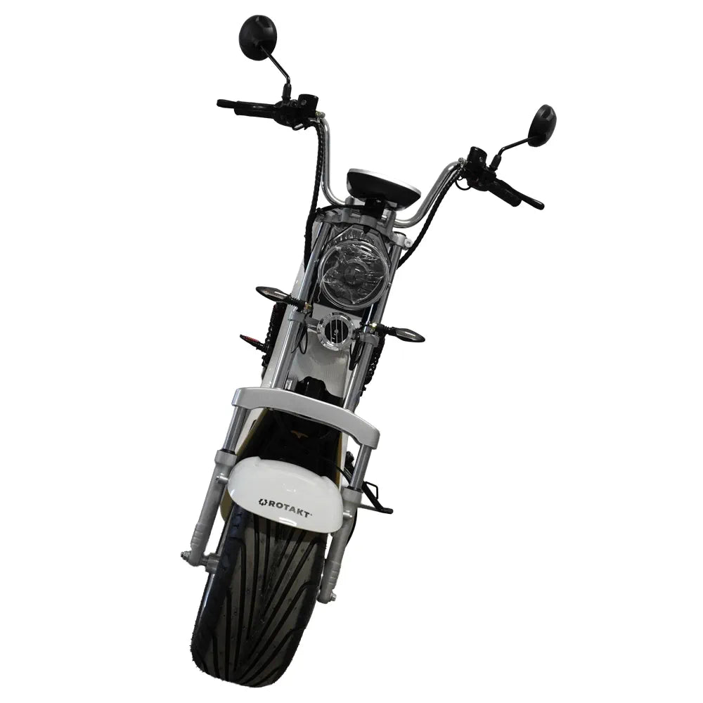 Rotakt Cruiser – Scuter Electric 1500W, 2 Locuri, 25 km/h - Alb