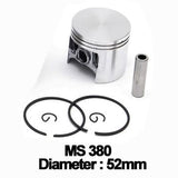 Piston complet Stihl MS 380, 381 52mm - 