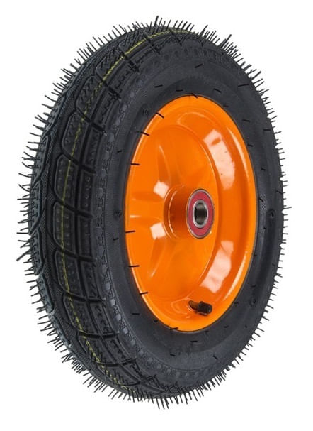 Roata roaba, tip tt, rulment, mixt, 3.50-8 8pr