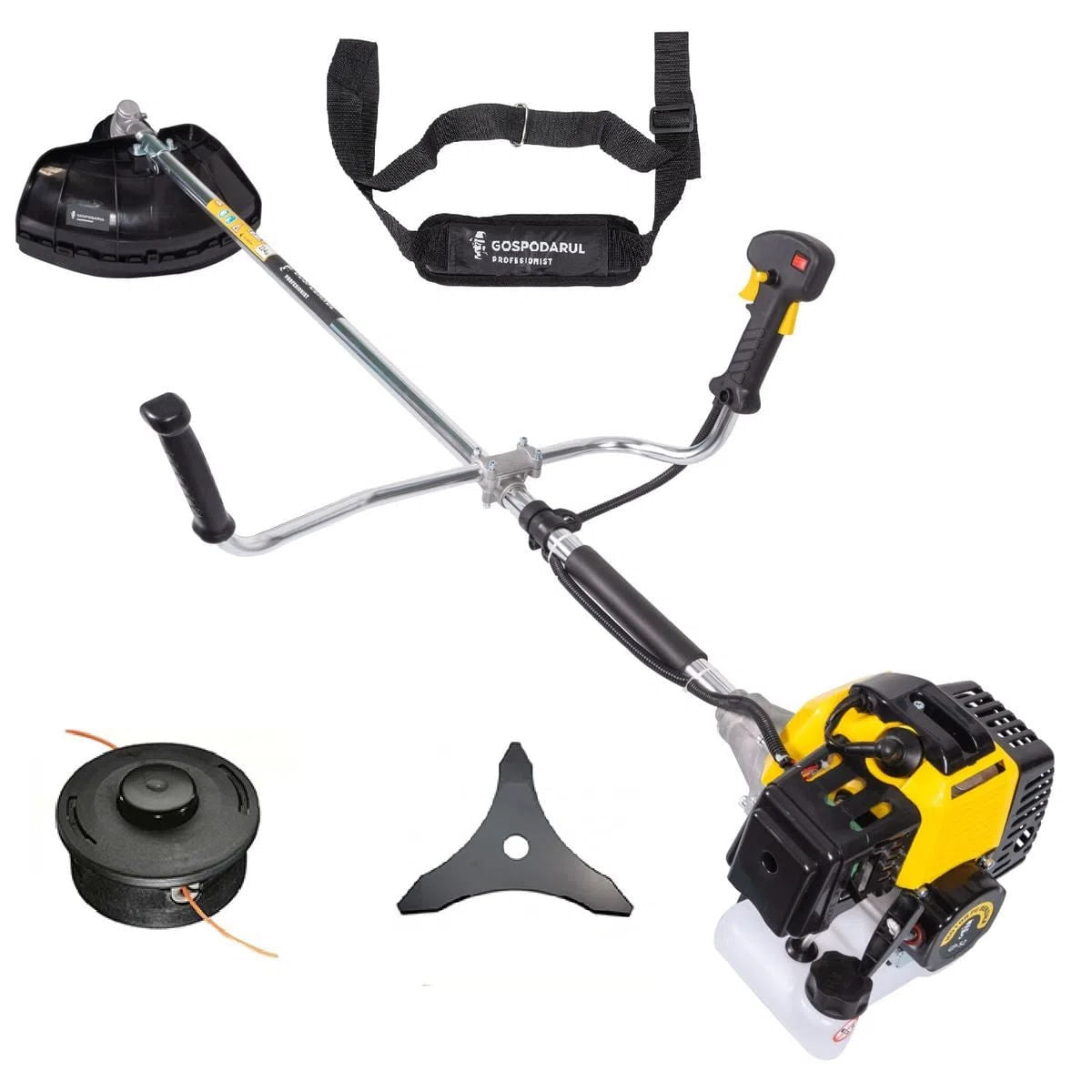Motocoasa GP Power -52 POWER, 5 CP, 3 accesorii, ham tip curea