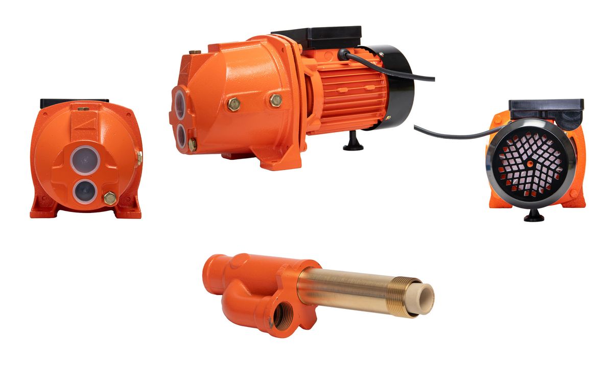 Pompa de suprafata apa curata cu ejector Wolfson JET-100E, 800W, 3200 l/h