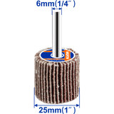 Perie smirghel Wadfow, dimensiuni 25x25x6mm, granulatie P80