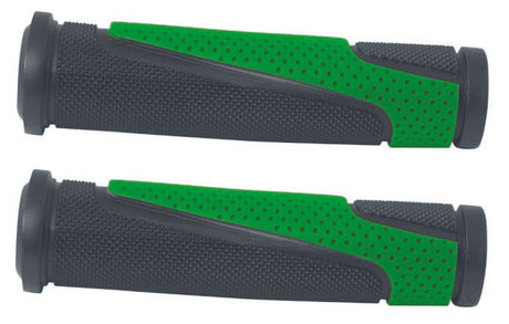 MANSOANE - CAPER  -  TPR Forma ergonomica Anti-alunecare  -  Bi-Color Negru - Verde  -  130mm 