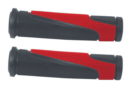MANSOANE - CAPER  -  TPR Forma ergonomica Anti-alunecare  -  Bi-Color Negru - Rosu  -  130mm 