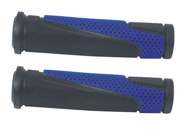 MANSOANE - CAPER  -  TPR Forma ergonomica Anti-alunecare  -  Bi-Color Negru - Albastru  -  130mm 