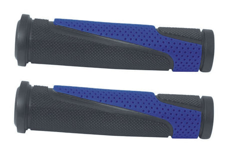 MANSOANE - CAPER  -  TPR Forma ergonomica Anti-alunecare  -  Bi-Color Negru - Albastru  -  130mm 