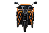 Triciclu Cargo electric BLADE Active R6 1300W, 25 km/h, autonomie pana la 50 km, baterie plumb-acid 72 V/20 Ah, capacitate maxima 500 kg, fara permis, culoare negru-portocaliu