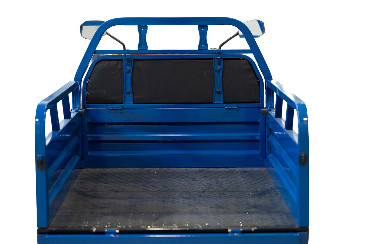 Triciclu Cargo electric BLADE Sprint 3.0 - 2000W, 25 km/h, autonomie pana la 70 km, baterie plumb-acid 72V 45Ah, capacitate maxima 600 kg, fara permis, culoare albastru