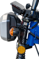 Triciclu Cargo electric BLADE Sprint 3.0 - 2000W, 25 km/h, autonomie pana la 70 km, baterie plumb-acid 72V 45Ah, capacitate maxima 600 kg, fara permis, culoare albastru