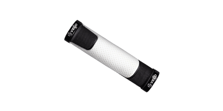 MANSOANE VELO - Slice  -  Cauciuc  -  130mm Fixare Inele blocare  -  Alb/Negru