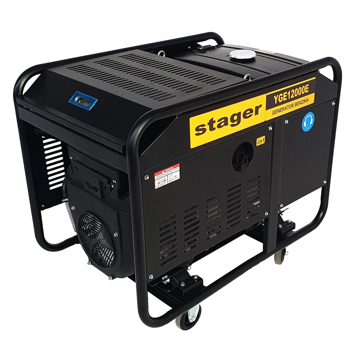 Stager YGE12000E Generator open frame 10.0kW monofazat benzina pornire electrica