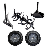 Motosapa pe benzina Blade 800PRO, 8CP, latime de lucru 60-80 cm, roti de transport 4.00-8, plug, rarita si freze pentru sapat