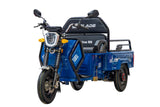 Triciclu Cargo electric BLADE Active R6 1300W, 25 km/h, autonomie pana la 50 km, baterie plumb-acid 72 V/20 Ah, capacitate maxima 500 kg, fara permis, culoare albastru