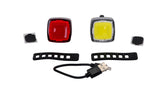 SET LUMINI BICICLETA COBREINCARCABIL USB