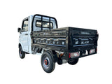 Masina Pickup Cargo electric fara permis BLADE - CARGO PRO 12, 3000W, 25 km/h, 72V 100Ah, 800 kg sarcina, autonomie 100 km, alb-negru
