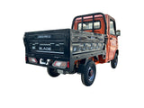 Masina Pickup Cargo electric fara permis BLADE - CARGO PRO 12, 3000W, 25 km/h, 72V 100Ah, 800 kg sarcina, autonomie 100 km, portocaliu-negru