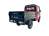 Masina Pickup Cargo electric fara permis BLADE - CARGO PRO 12, 3000W, 25 km/h, 72V 100Ah, 800 kg sarcina, autonomie 100 km, rosu-negru