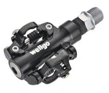 PEDALE WELLGO - M094B  -  Aluminiu  - Ax Cr-Mo  -  80.6x65.3x33.8mm  -  Negru  - 318g  -  Bucsa DU 