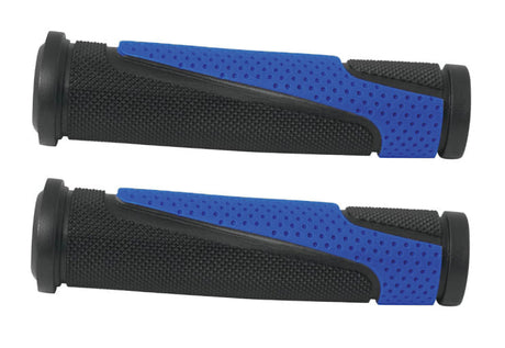 MANSOANE - CAPER  -  TPR Forma ergonomica Anti-alunecare  -  Bi-Color Negru - Albastru  -  130mm 
