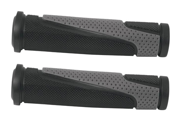 MANSOANE - CAPER  -  TPR Forma ergonomica Anti-alunecare  -  Bi-Color Negru - Gri  -  130mm 