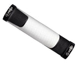MANSOANE VELO - Slice  -  Cauciuc  -  130mm Fixare Inele blocare  -  Alb/Negru