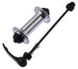 BUTUC FATA - ALUMINIU Gauri 36  -  Argintiu Lungime QR 112mm   - Ax 9mm Cale rulare Bile de Otel