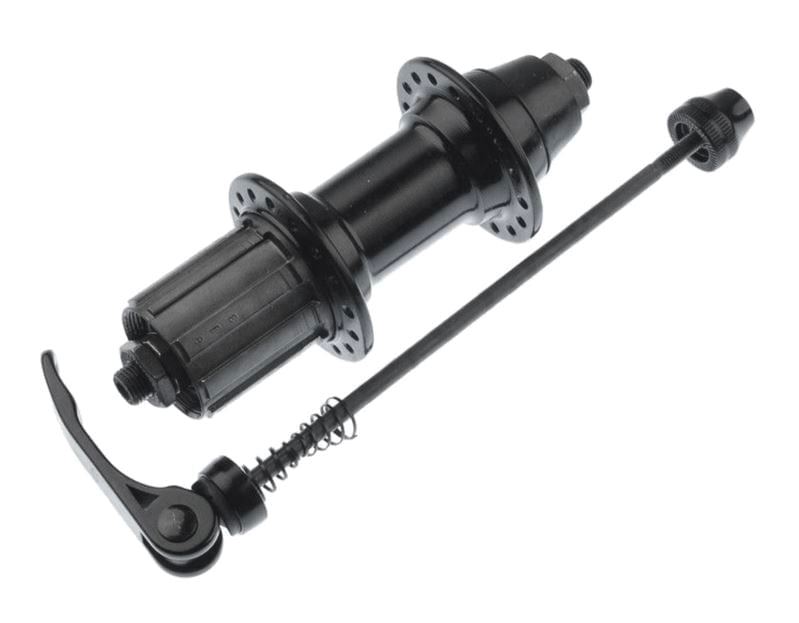BUTUC SPATE CASETAT - ALUMINIU Gauri 36  -  Negru Anodizat Lungime QR 148.5mm   - Ax 10mm Cale ru
