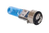 Bec halogen BA20D, lumina albastra, 12V 35/35W