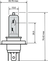 BEC FAR H4  - 12V 35/35W 3 picioare
