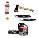 Pachet drujba Blade Alpin 520 - 5CP 2 lame si 2 lanturi + toporisca + ulei 0.5L