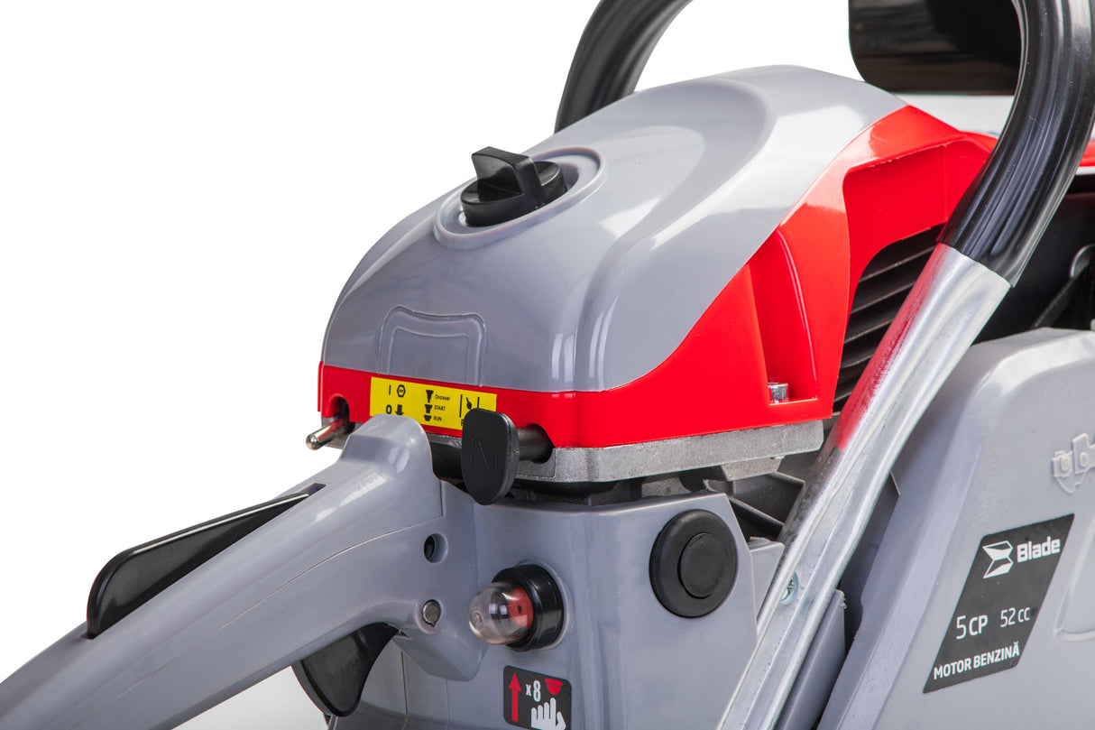 *Promo* Drujba pe benzina BLADE Alpin 520 - 5CP, 2 lame si 2 lanturi- Accesorii incluse
