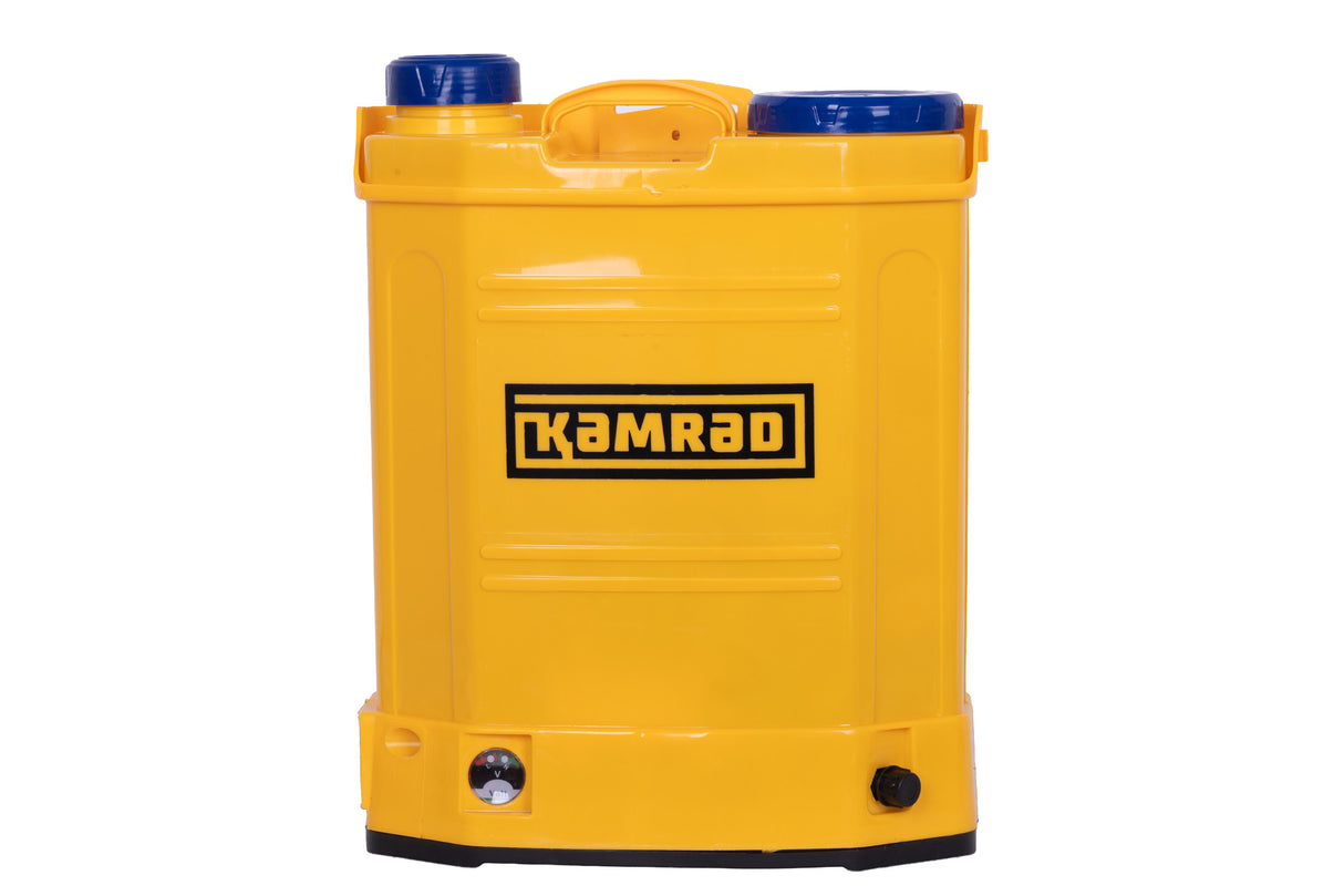 Pompa de stropit electrica 16 litri, 12V, 2–4 bar, regulator presiune, 3 duze incluse