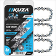 KUZA - Lant pentru drujba, Lungime 18, pas 3/8 LP, grosime 050-1.3 mm, 62 Zale, 3 lanturi/pachet