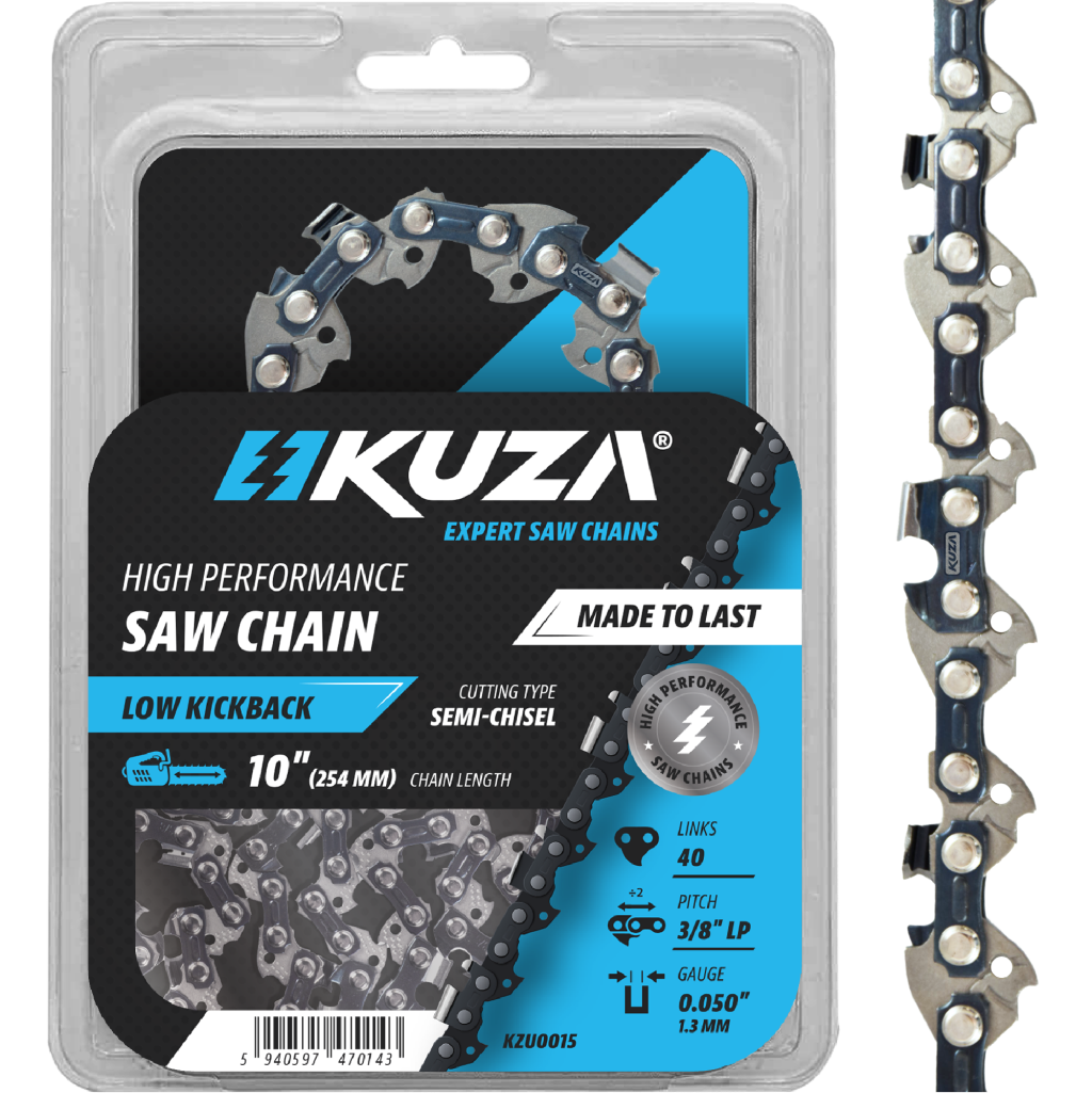Lant pentru drujba KUZA, Lungime 10", pas 3/8" LP, grosime 050"-1.3 mm, 40 Zale, 1 lant/pachet