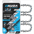 KUZA - Lant pentru drujba, Lungime 16, pas 3/8 LP, grosime 043-1.1 mm, 56 Zale, 3 lanturi/pachet