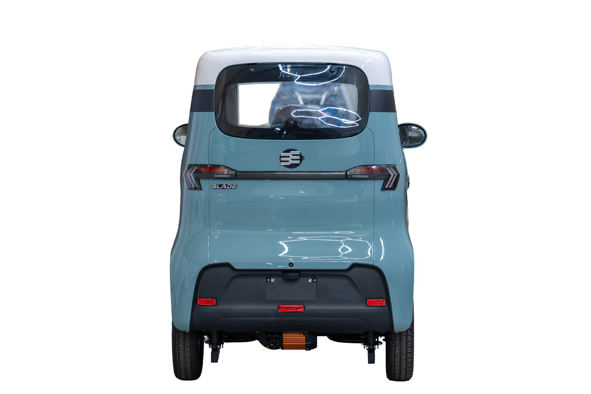 Masina Electrica BLADE CITY Plus 1500W, 25 km/h, autonomie 100 km, Albastru-Alb