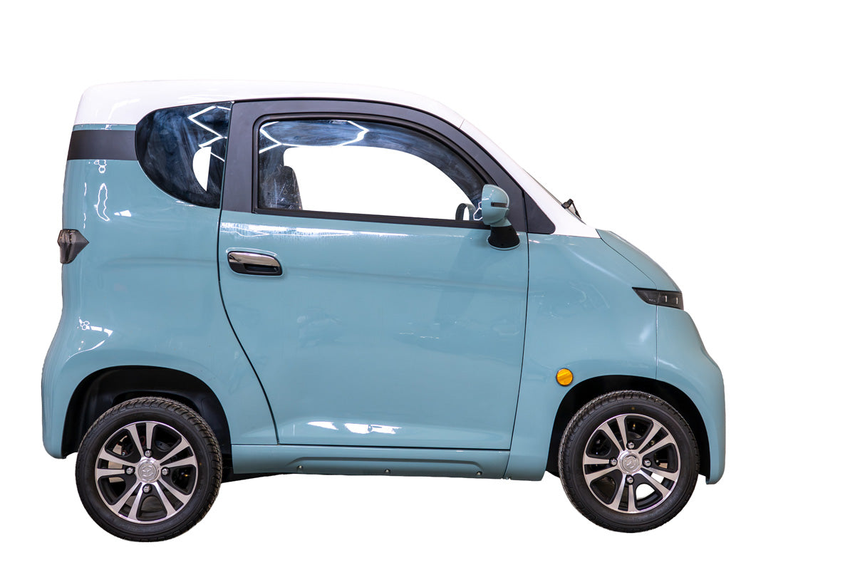 Masina Electrica BLADE CITY Plus 1500W, 25 km/h, autonomie 100 km, Albastru-Alb