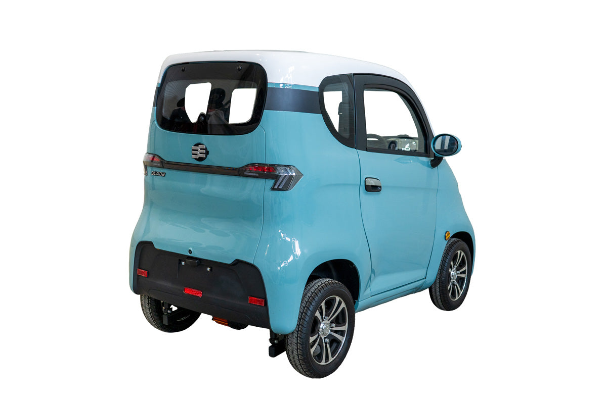 Masina Electrica BLADE CITY Plus 1500W, 25 km/h, autonomie 100 km, Albastru-Alb