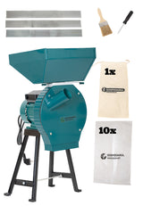 Moara cu suport pentru cereale si stiuleti de porumb GP-MCR1S - 3900W, 320 kg/h + accesoriu furaje